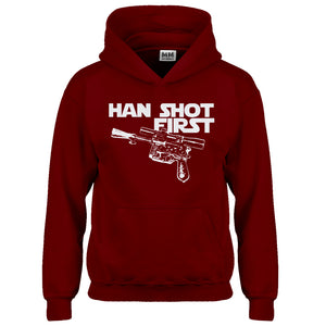 Hoodie Han Shot First Kids Hoodie