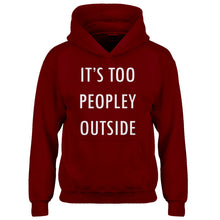 Hoodie Too Peopley Outside Kids Hoodie