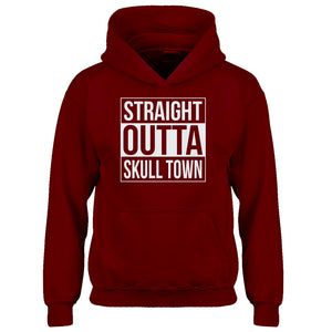 Youth Straight Outta Skull Town Kids Hoodie