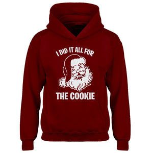 Youth I did it all for the Cookie Kids Hoodie