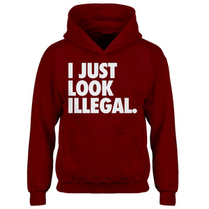 Hoodie Just Look Illegal Kids Hoodie
