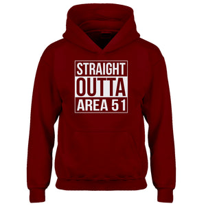 Youth Straight Outta Area 51 Kids Hoodie