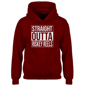 Youth Straight Outta Riskey Reels Kids Hoodie