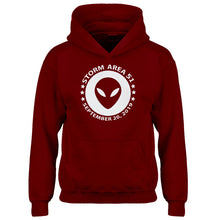 Youth Storming Area 51 Kids Hoodie
