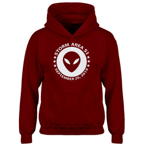 Youth Storming Area 51 Kids Hoodie