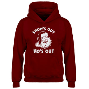 Youth Snows Out Ho's Out Kids Hoodie