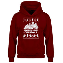 Hoodie We Wish You a Hairy Christmas Kids Hoodie