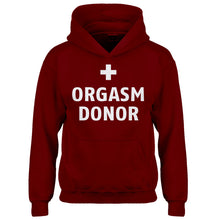 Youth Orgasm Donor Kids Hoodie