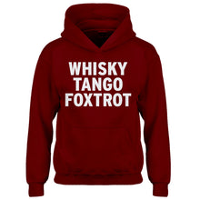 Youth WHISKY TANGO FOXTROT Kids Hoodie