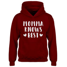 Hoodie Momma Knows Best Kids Hoodie