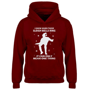 Hoodie When Those Sleigh Bells Ring Kids Hoodie