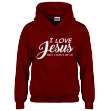 Hoodie I Love Jesus but I Cuss a Little Kids Hoodie