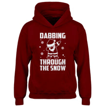 Youth Dabbing through the Snow Kids Hoodie