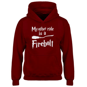 Youth My Other Ride is a Firebolt Kids Hoodie