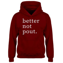 Youth Better Not Pout Kids Hoodie