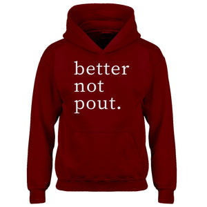 Youth Better Not Pout Kids Hoodie