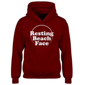 Youth Resting Beach Face Kids Hoodie