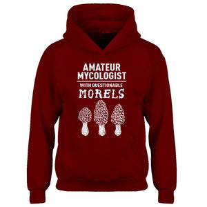 Youth Questionable Morels Kids Hoodie