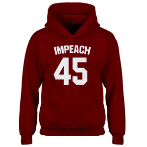 Youth Impeach 45 Kids Hoodie