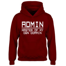Hoodie Admin Master of my Domain Kids Hoodie