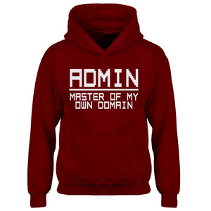 Hoodie Admin Master of my Domain Kids Hoodie