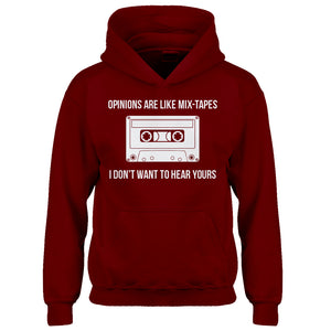 Youth Opinions are like Mixtapes Kids Hoodie