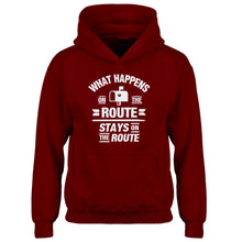 Hoodie What Happens on the Route Stays on the Route Kids Hoodie