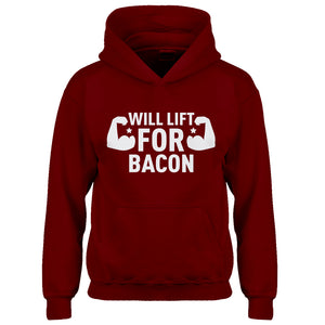 Hoodie Will Lift for Bacon Kids Hoodie