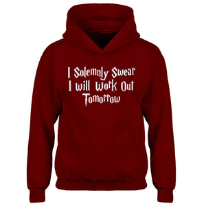 Hoodie Solemnly Swear to Work Out Kids Hoodie