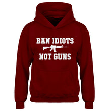 Hoodie Ban Idiots Not Guns Kids Hoodie