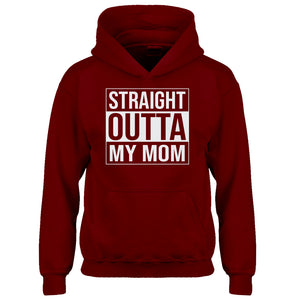 Youth Straight Outta My Mom Kids Hoodie