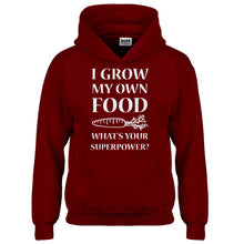 Hoodie I Grow My Own Food Kids Hoodie