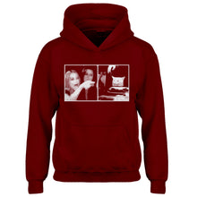 Youth Woman Yelling at Cat Meme Kids Hoodie