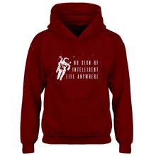 Hoodie No Sign of Intelligent Life Kids Hoodie