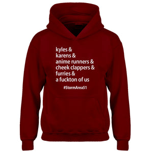 Youth Storm Area 51 Runner Kids Hoodie