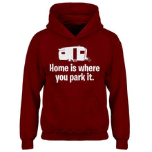 Youth Home is Where you Park it Kids Hoodie