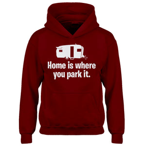 Youth Home is Where you Park it Kids Hoodie