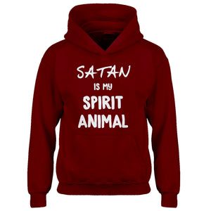 Youth Satan is my Spirit Animal Kids Hoodie