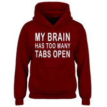 Hoodie Too Many Tabs Open Kids Hoodie