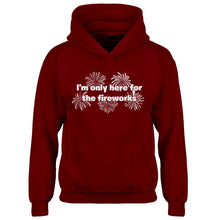 Youth I'm Only Here for the Fireworks Kids Hoodie