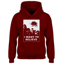 Youth I Want to Believe Flying Spaghetti Monster Kids Hoodie