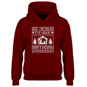 Hoodie Go Jesus Its Your Birthday Kids Hoodie