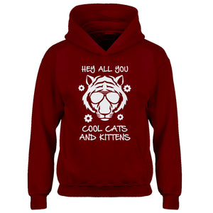 Youth Hey all you Cool Cats and Kittens Kids Hoodie