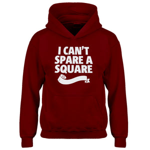Youth I Can't Spare a Square Kids Hoodie
