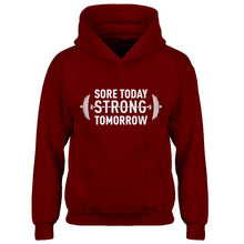 Hoodie Sore Today Strong Tomorrow Kids Hoodie