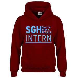 Hoodie Intern Seattle Grace Hospital Kids Hoodie