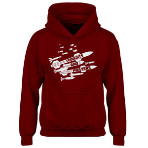 Hoodie Thoughts and Prayers Kids Hoodie