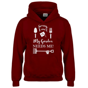 Hoodie I Can't My Garden Needs Me! Kids Hoodie