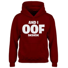 Youth And I OOF Sksksk Kids Hoodie