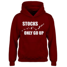 Youth STOCKS ONLY GO UP Kids Hoodie